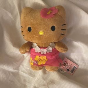 Hawaiian hello kitty plush pink plushy